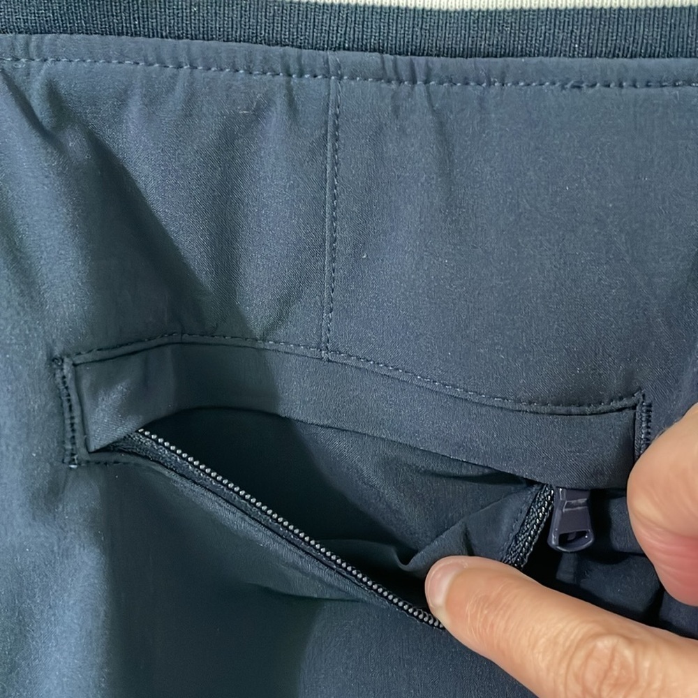 Athleta NWOT Sonara Skort Navy Blue Elastic Waistband Size 10 - Picture 4 of 7